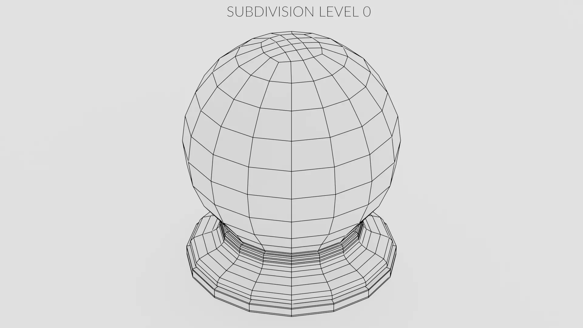 Snow Globe with Tree Gifts and Falling Snowflakes - Animated Low-poly 3D model_13