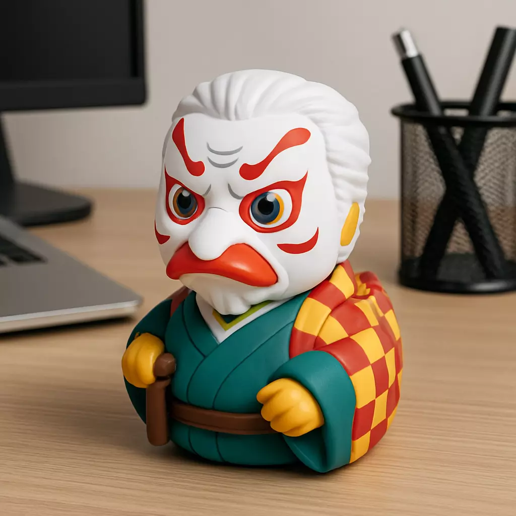 Rubber Duck - Urokodaki Sakonji statue - 3D print 3D print model_0