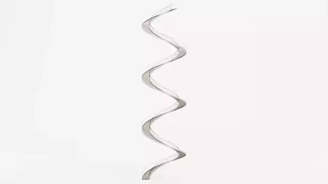 Spiral Staircase V1 - Modern Interior Stairs