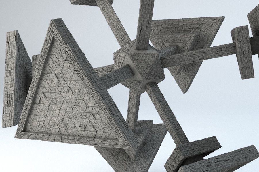 Space Station - The HeadQuarter 3D model_1