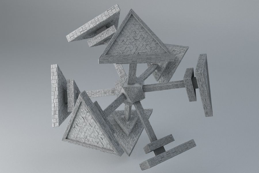 Space Station - The HeadQuarter 3D model_9