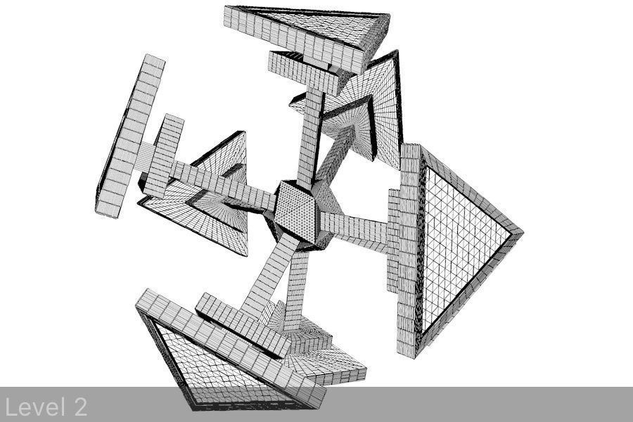 Space Station - The HeadQuarter 3D model_4
