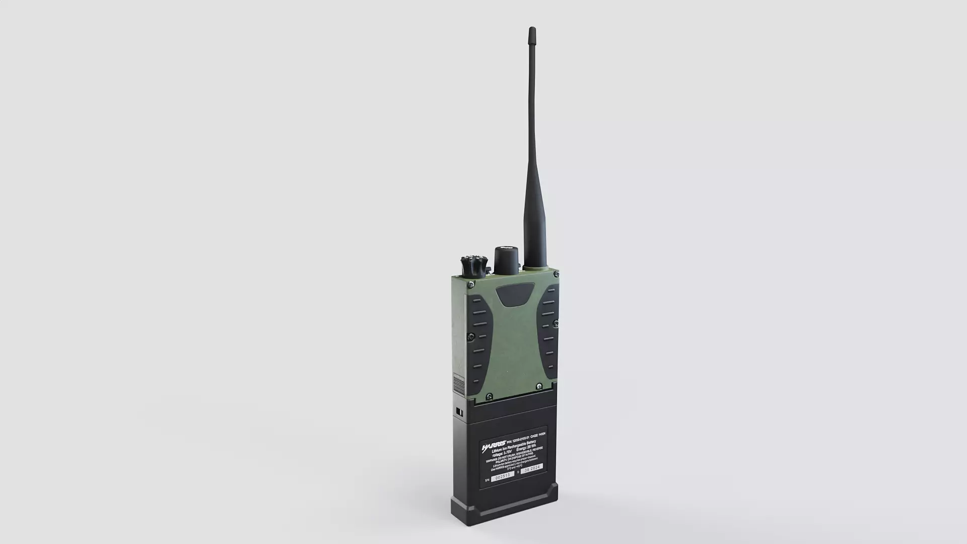 Harris RF 7800s PRR Radio Low-poly 3D model_10