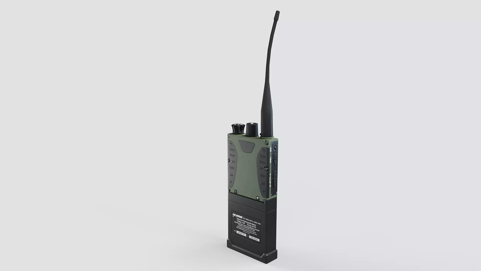 Harris RF 7800s PRR Radio Low-poly 3D model_8