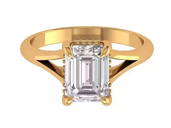 Emerald Engagement Ring