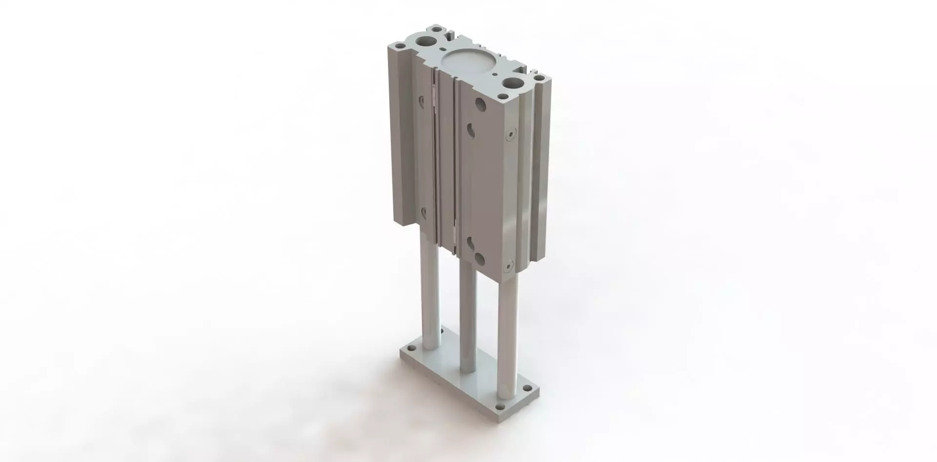 Cilindro Pneumatico SMC MGPL50 150Z Guided Pneumatic Cylinder 3D model