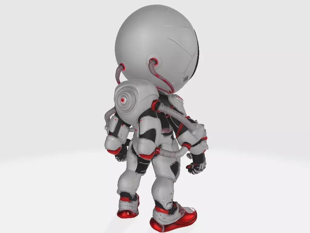 Robot Spiderman 3D print model_3