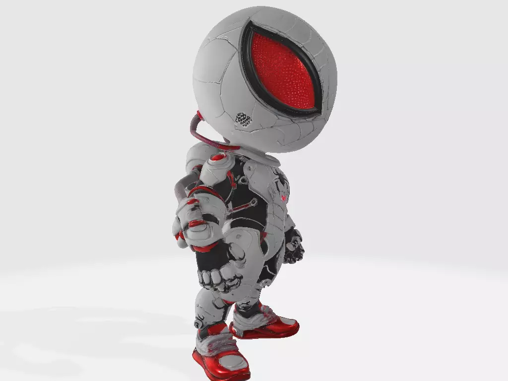 Robot Spiderman 3D print model_4