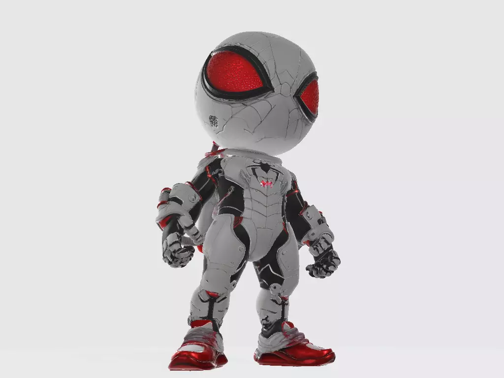 Robot Spiderman 3D print model_5