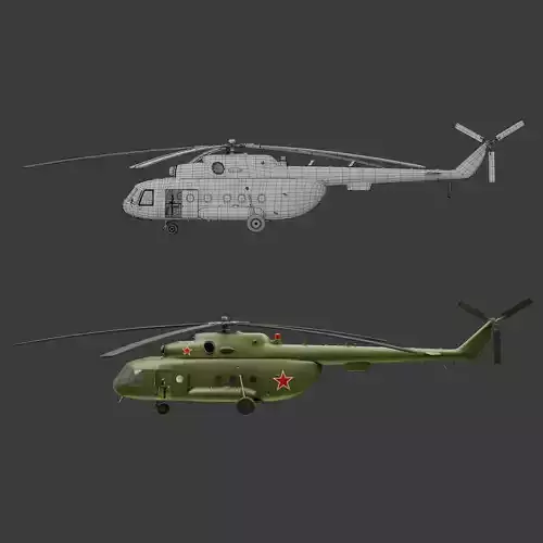 Mi-8 Russian Air Force Helicopter
