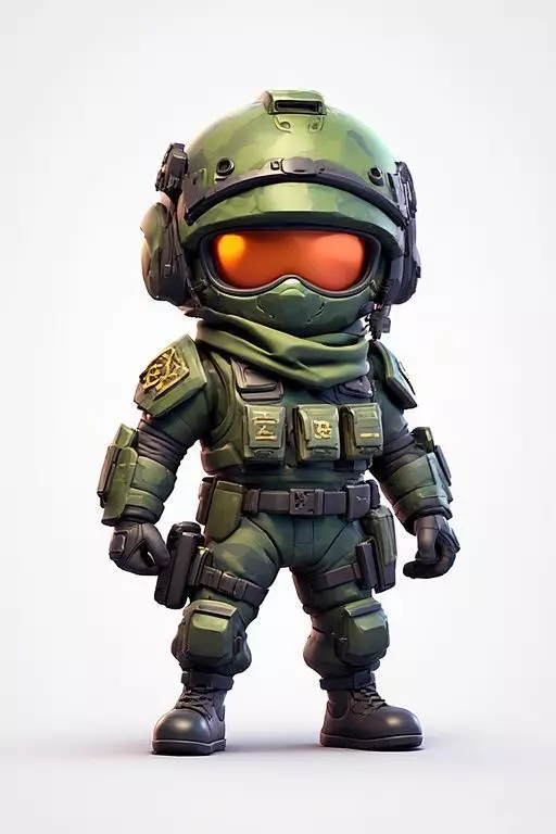 Soldier 3D print model_0
