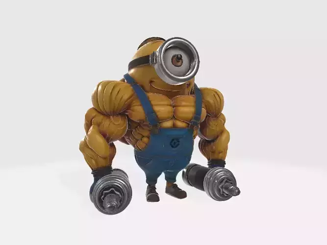 Minions Body Builder Banank