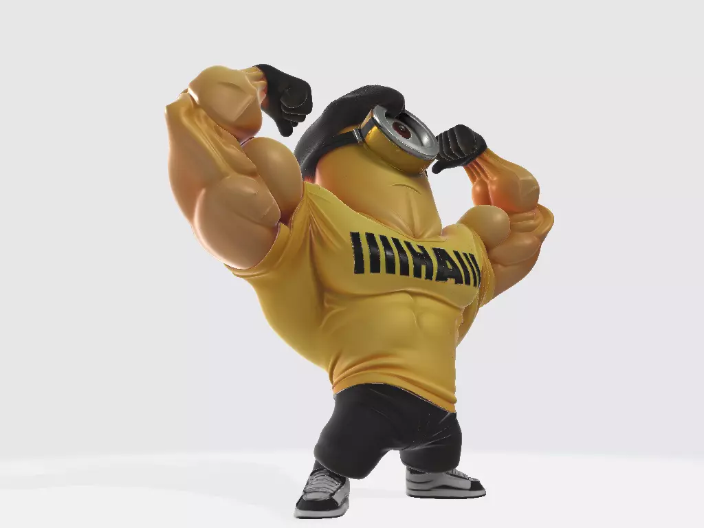 Minions Body Builder Thorminion 3D print model_4