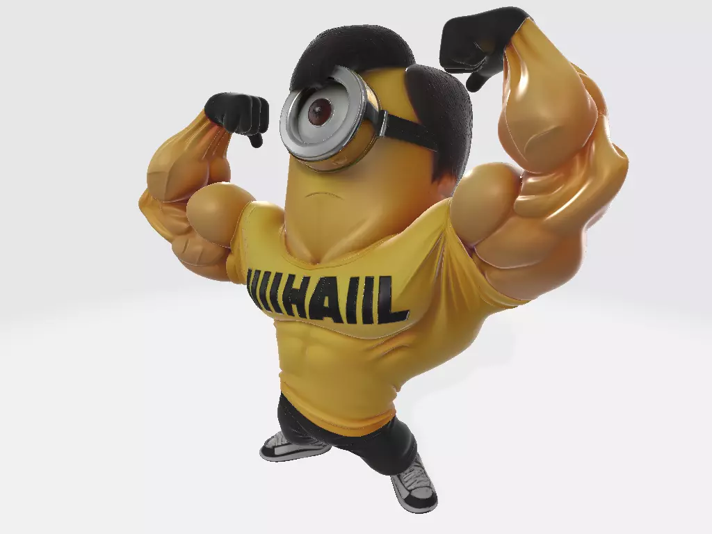 Minions Body Builder Thorminion 3D print model_1