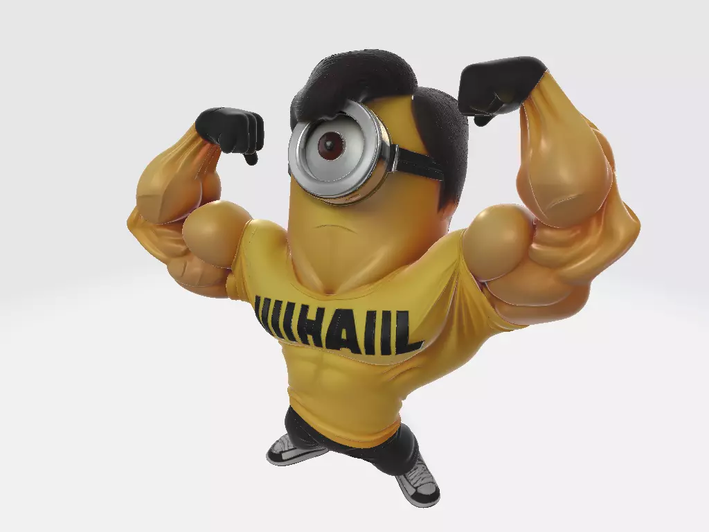 Minions Body Builder Thorminion 3D print model_5