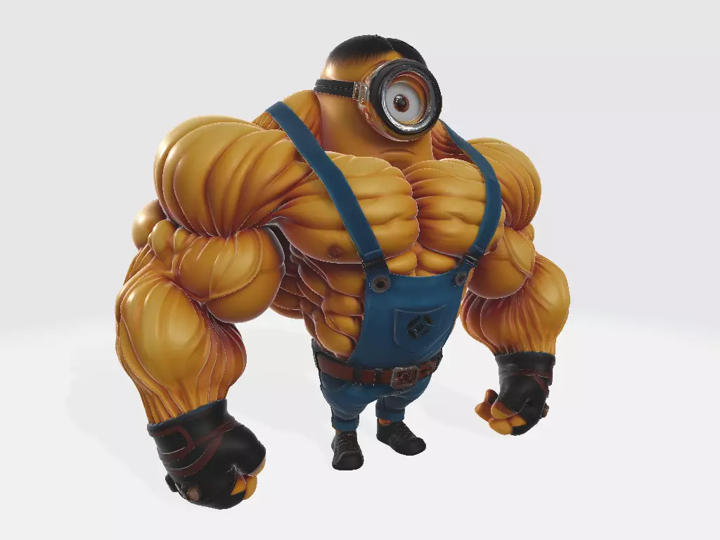 Minions Body Builder Hulkvi 3D print model_0