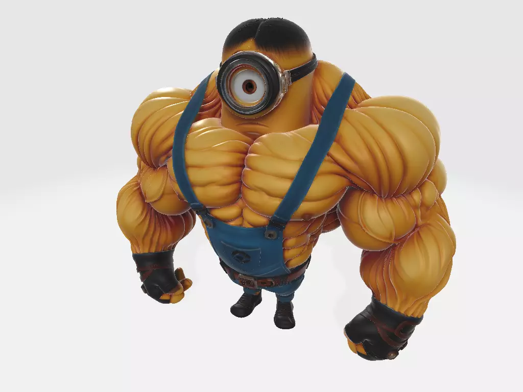 Minions Body Builder Hulkvi 3D print model_6