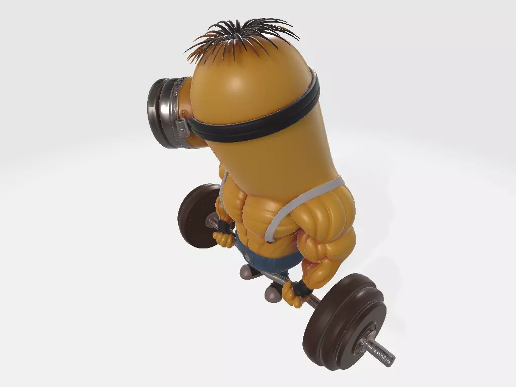 Minions Body Builder Vin Banandiesel 3D print model_5