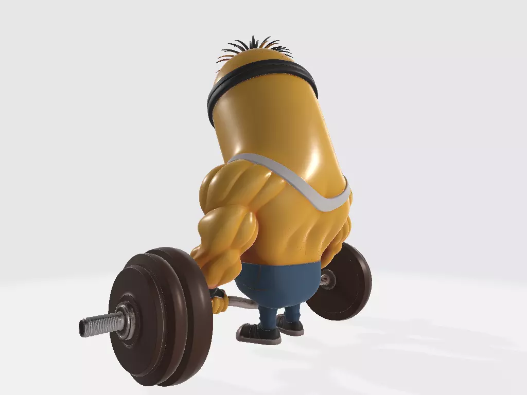 Minions Body Builder Vin Banandiesel 3D print model_2