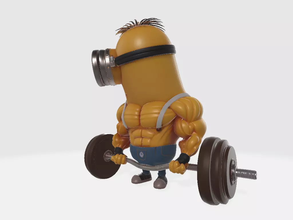Minions Body Builder Vin Banandiesel 3D print model_1
