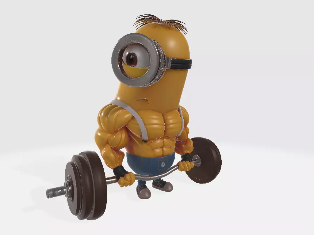 Minions Body Builder Vin Banandiesel 3D print model_4