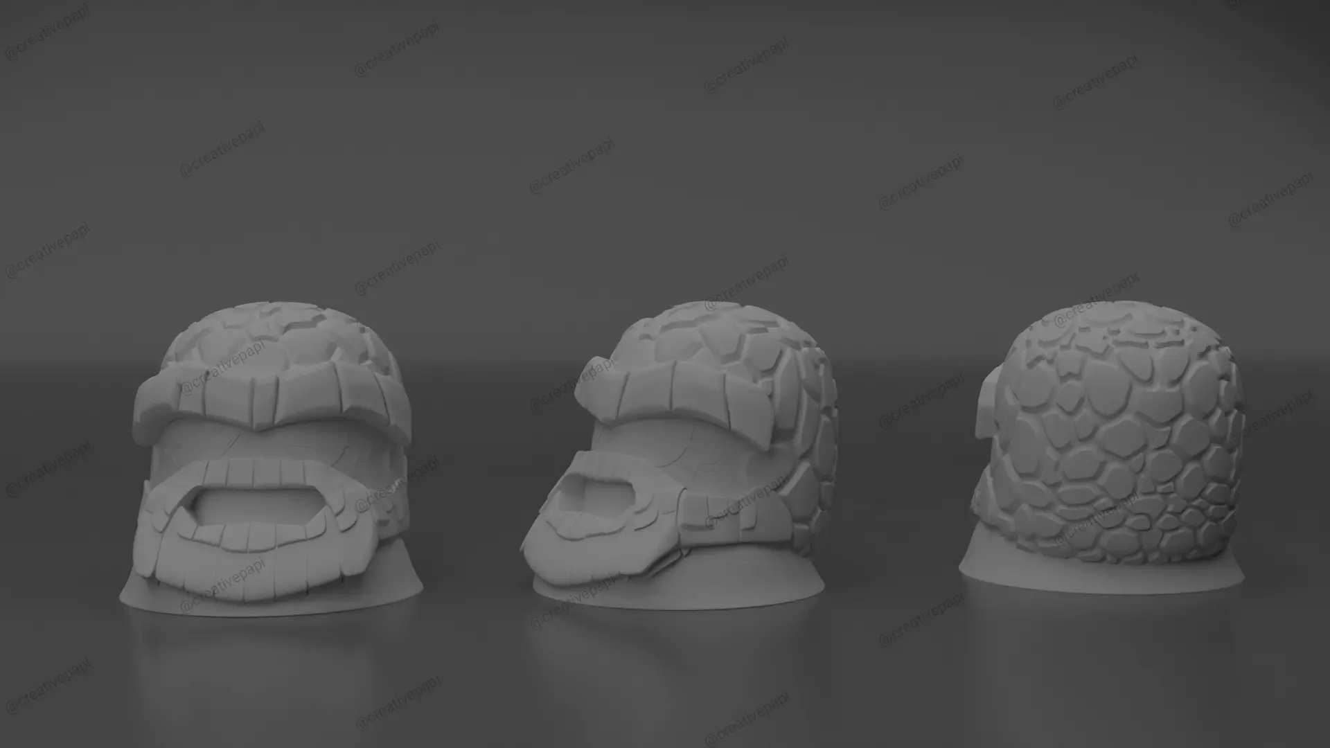 THE THING BEN GRIMM HERB GRINDER 3D print model_6