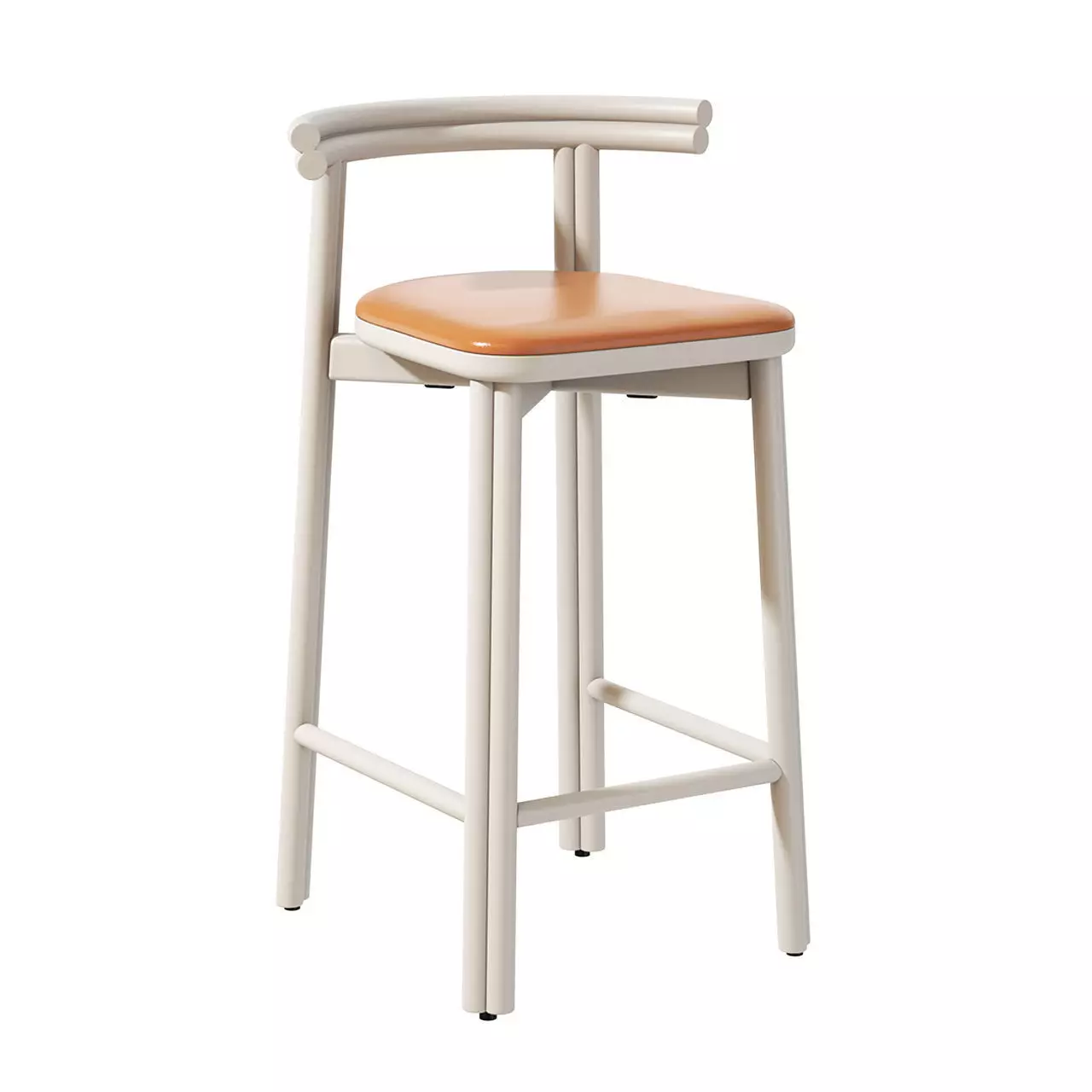 Twill Barstool by Design By Them 3D model_0