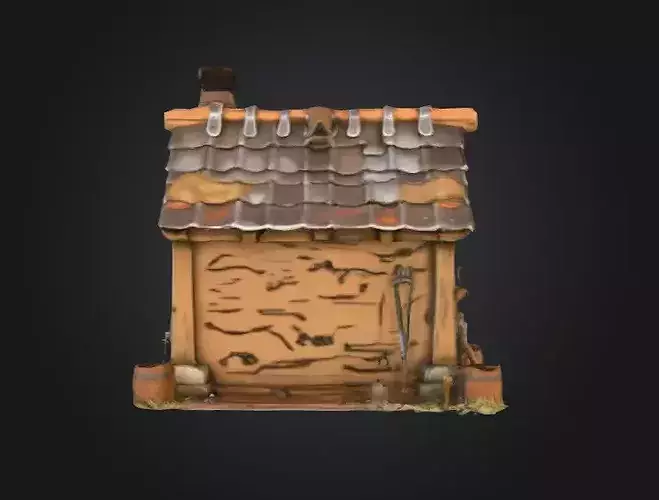 Forge of Dreams Low-poly 3D model 6