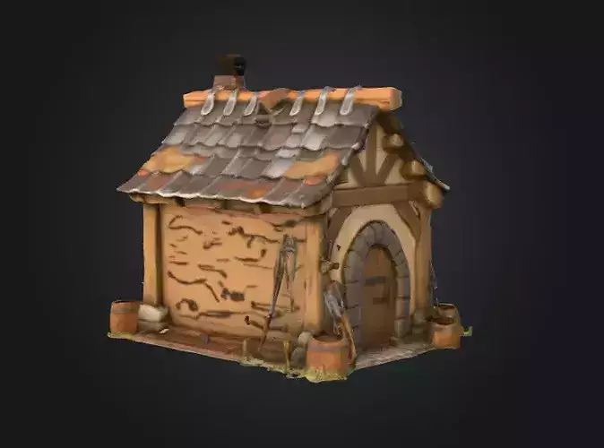 Forge of Dreams Low-poly 3D model 5