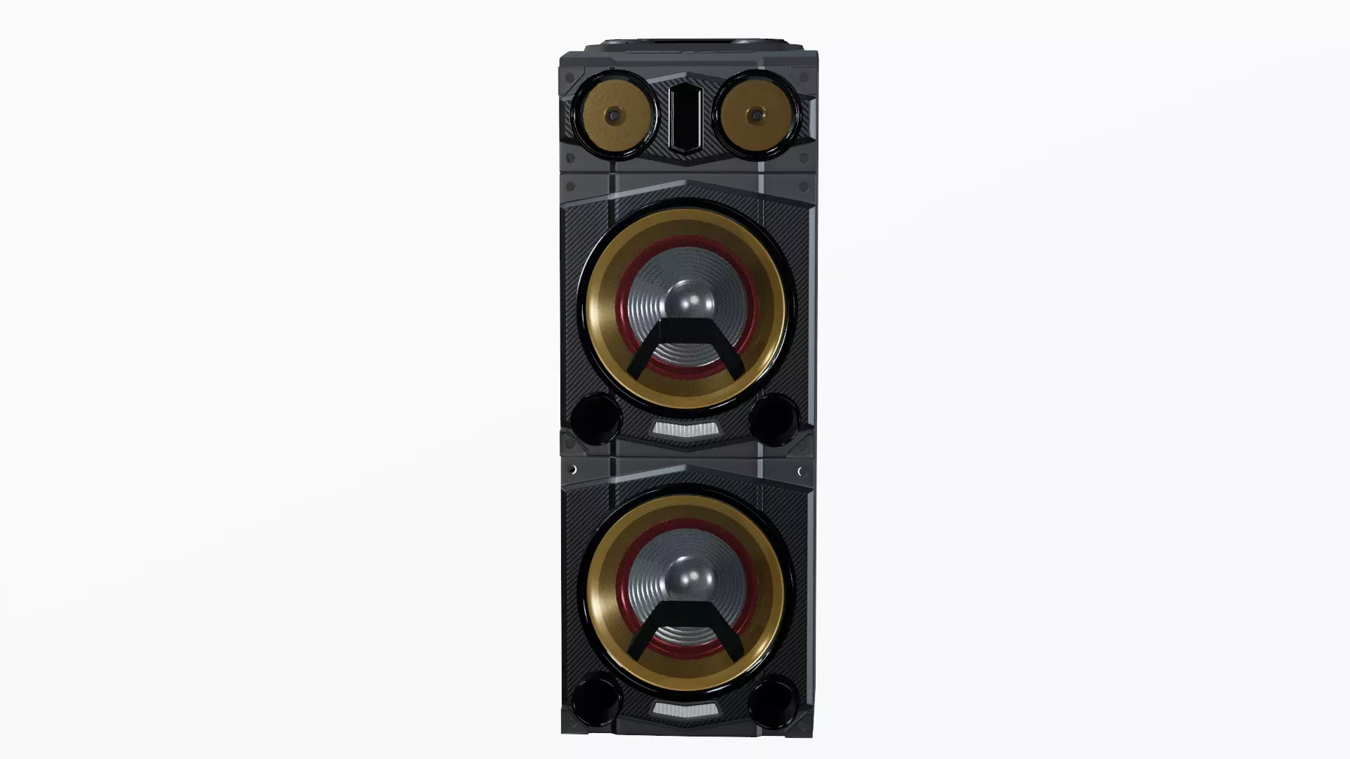 Speaker Low-poly 3D model_2