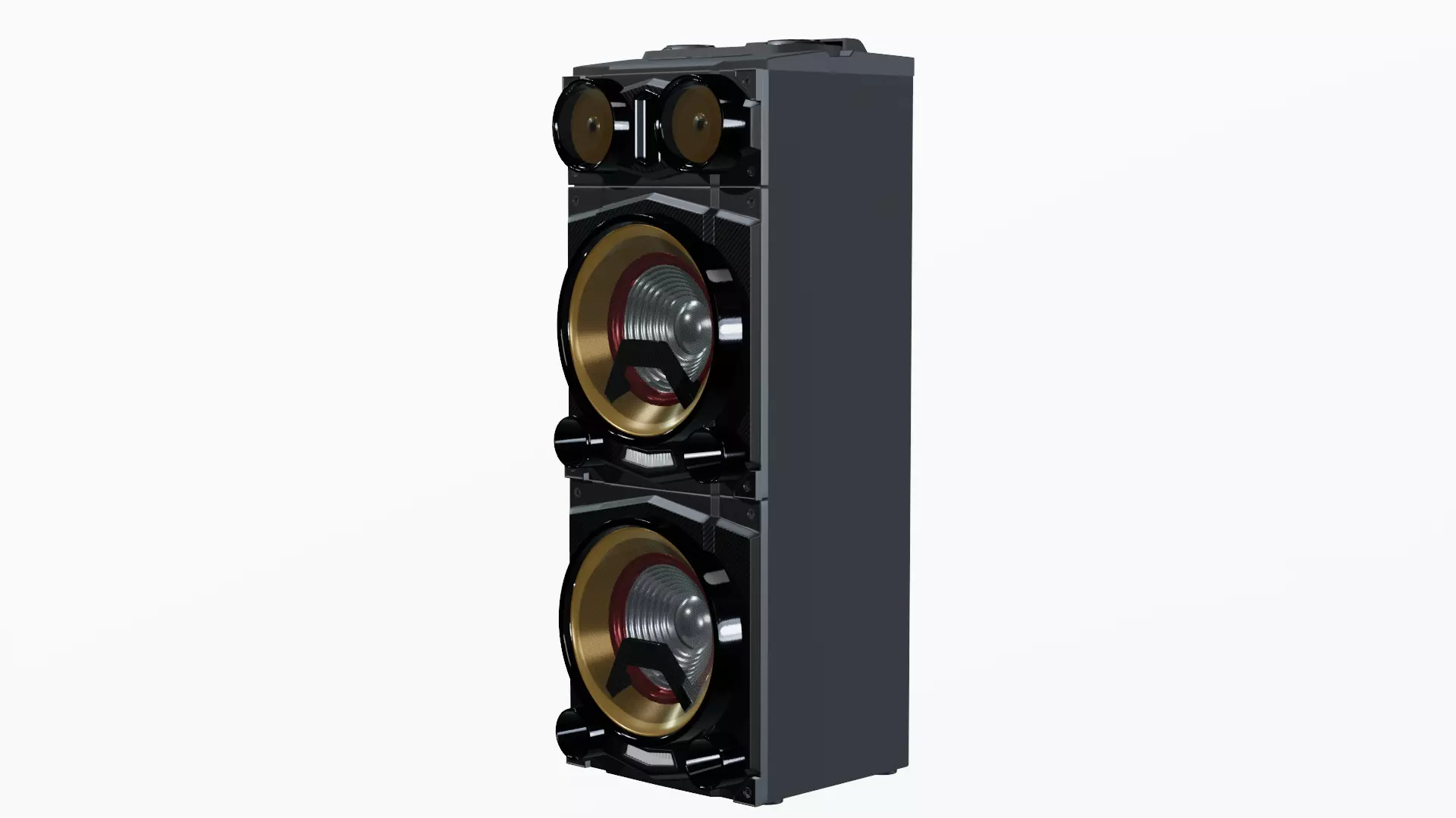 Speaker Low-poly 3D model_0