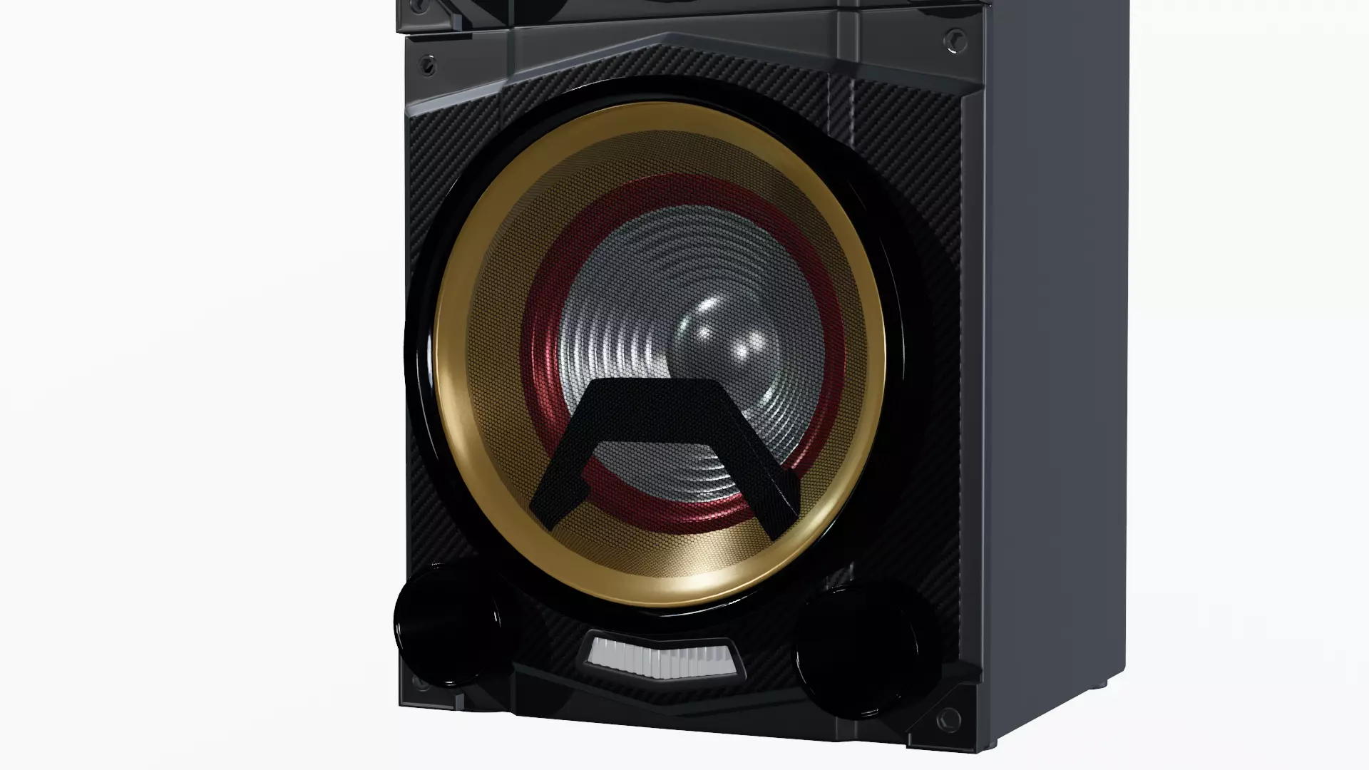 Speaker Low-poly 3D model_7