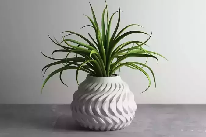 vase pot planter 3d print c08 