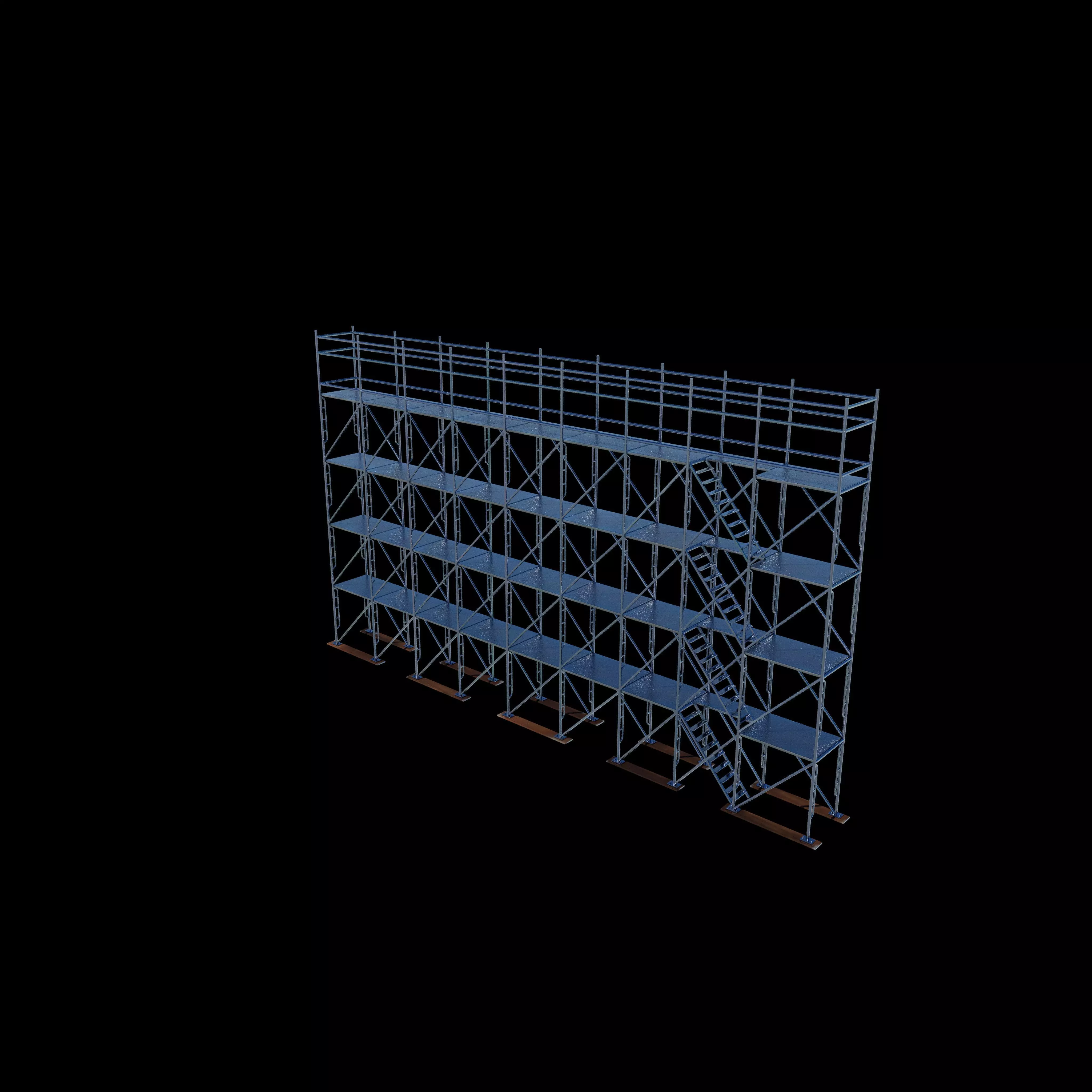frame system scaffolding 3D model_3
