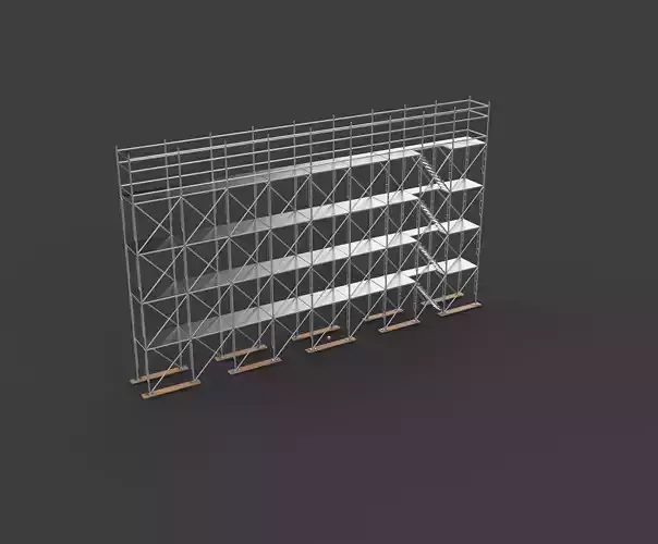 frame system scaffolding 3D model frame system scaffolding 3D model