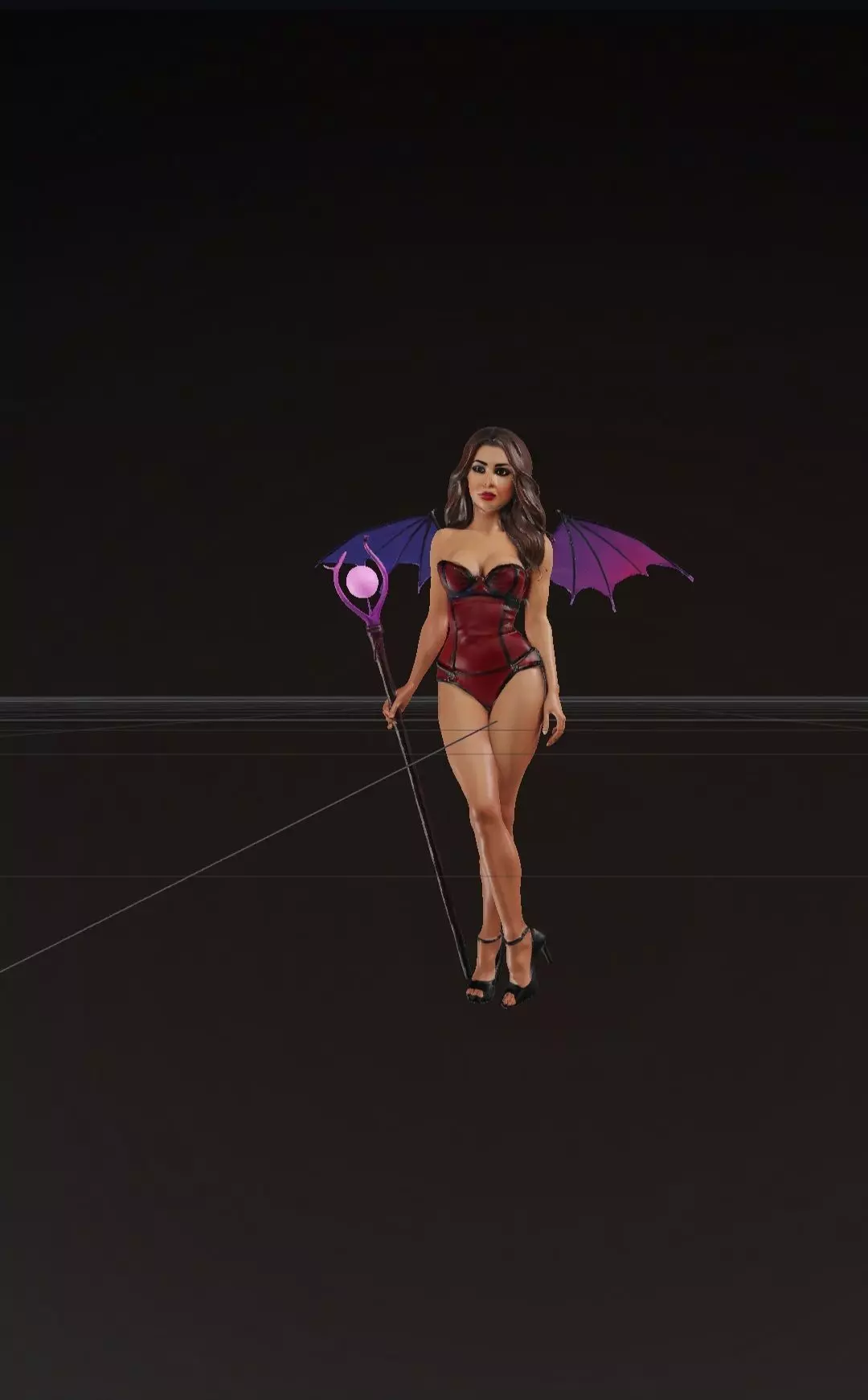 Women Halloween  3D print model_1
