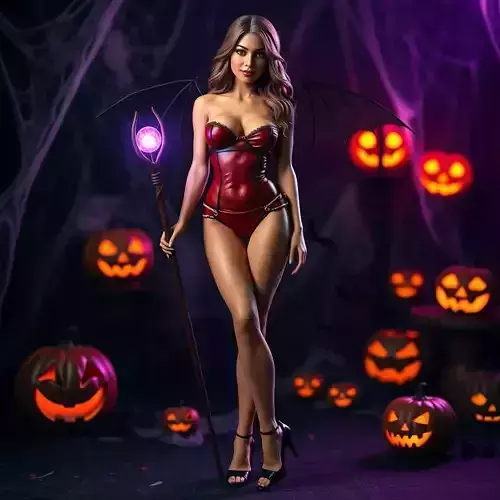 Women Halloween  3D print model