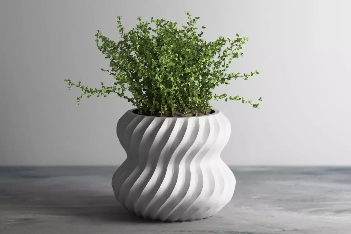 vase pot planter 3d print c09  3D print model_1