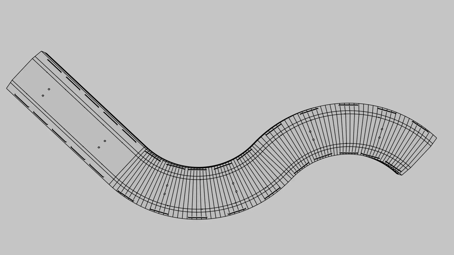 Road Tunnel Environment Low-poly 3D model_11