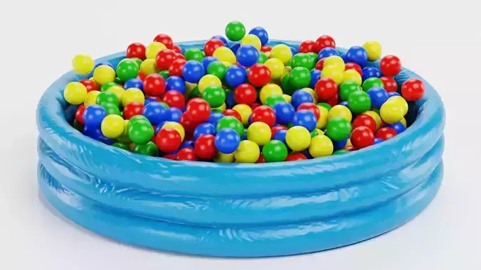 Ball Pit with Blender Physics Simulation