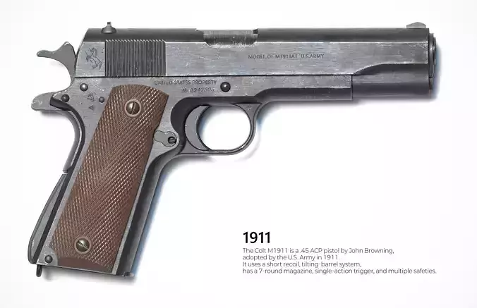 1911 AAA  pistol