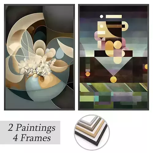 Wall Art Set 4395 3D model