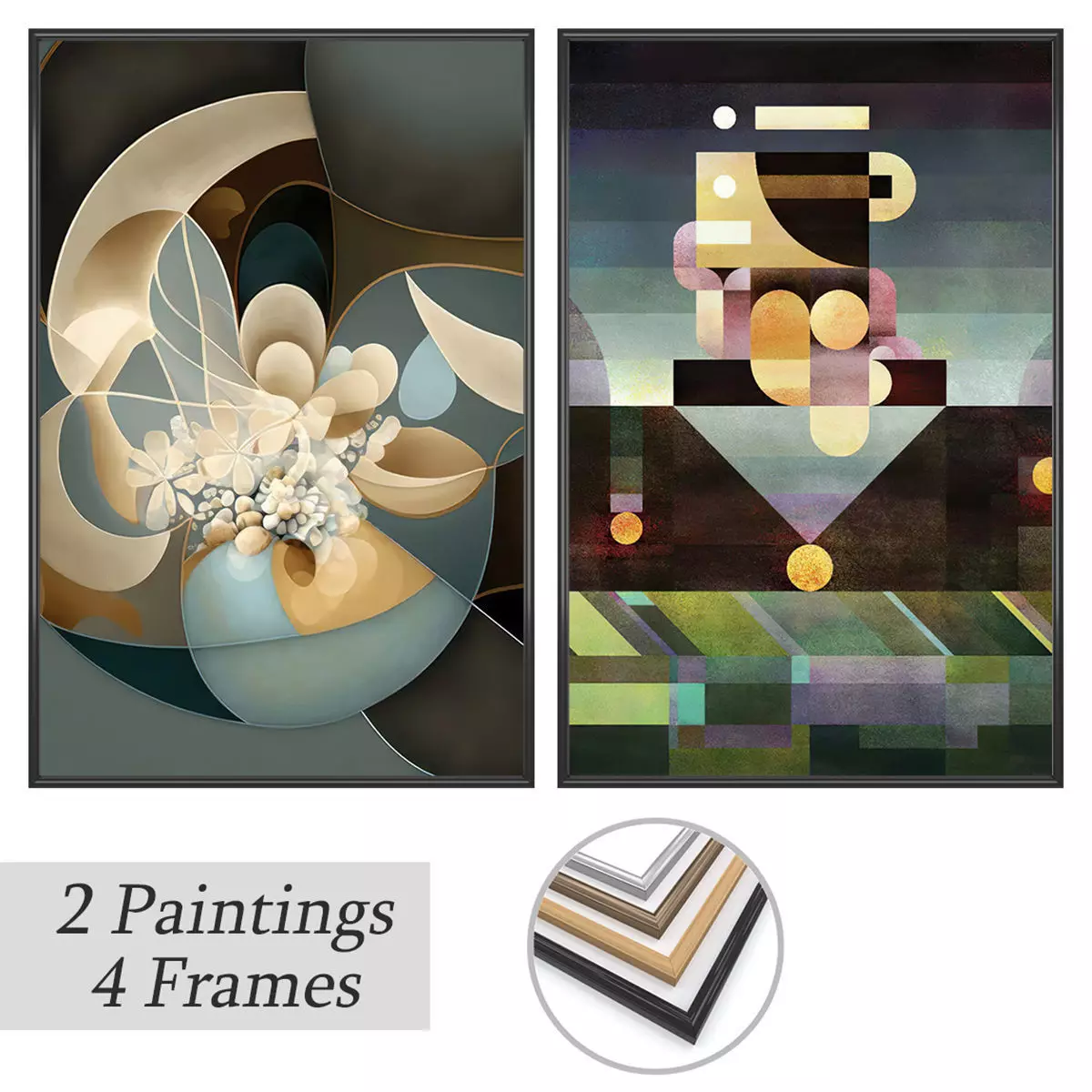 Wall Art Set 4395 3D model_0