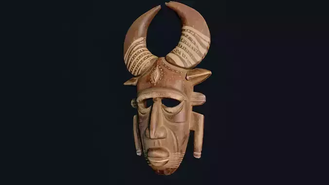 African Decor Mask 4