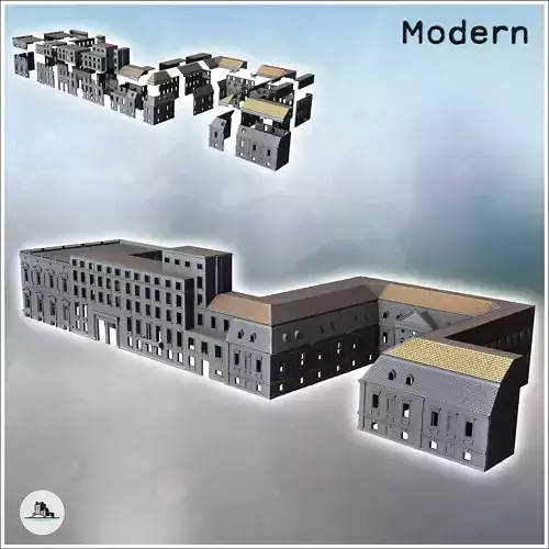 Reich Chancellery and surrounding buildings including Reichskanz