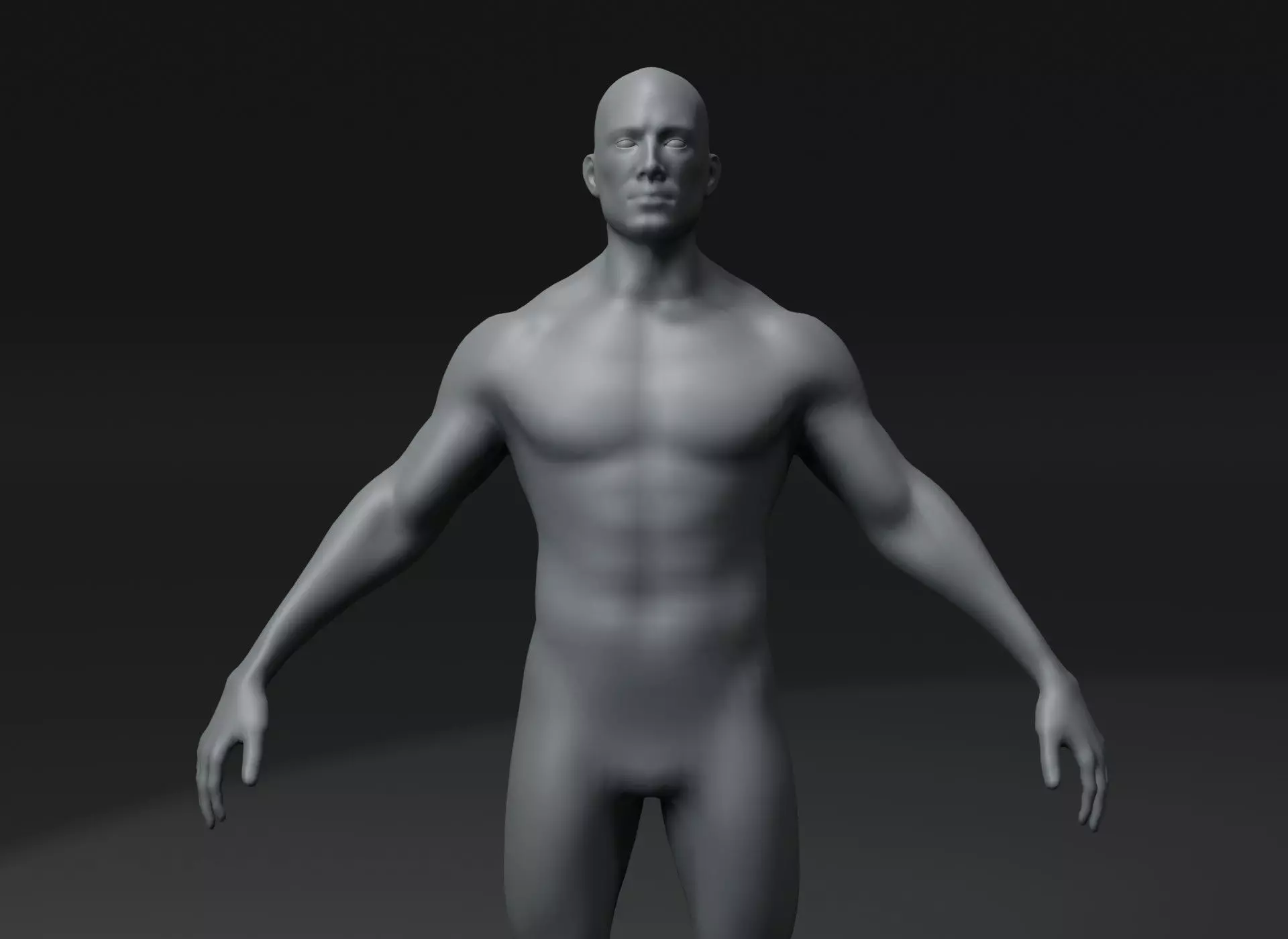 Human Body Base Mesh 40 Models Pack with 76 Sound Effects Low-poly 3D model_21