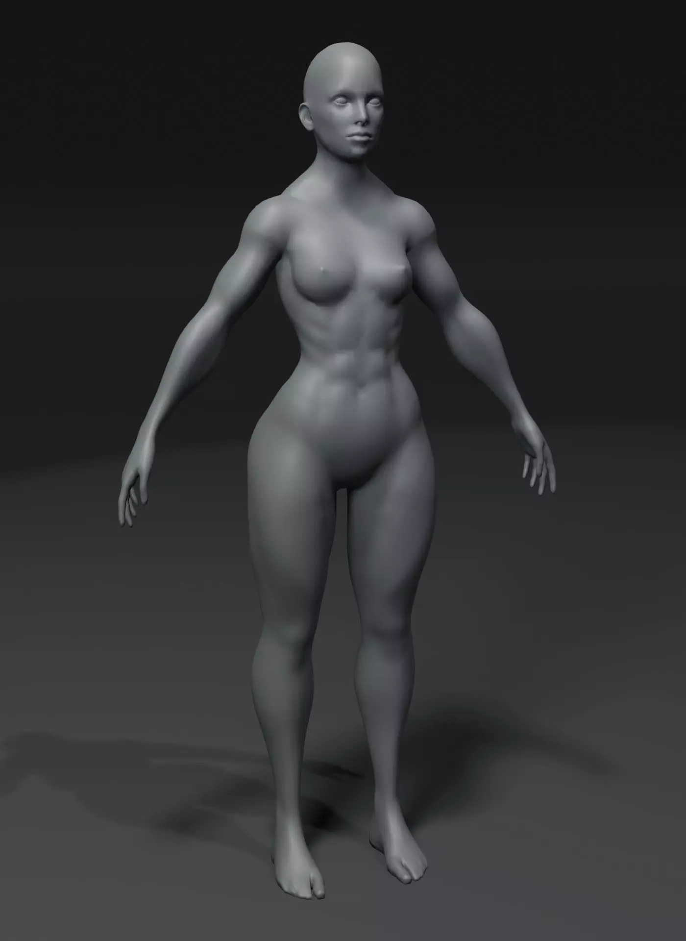 Human Body Base Mesh 40 Models Pack with 76 Sound Effects Low-poly 3D model_32