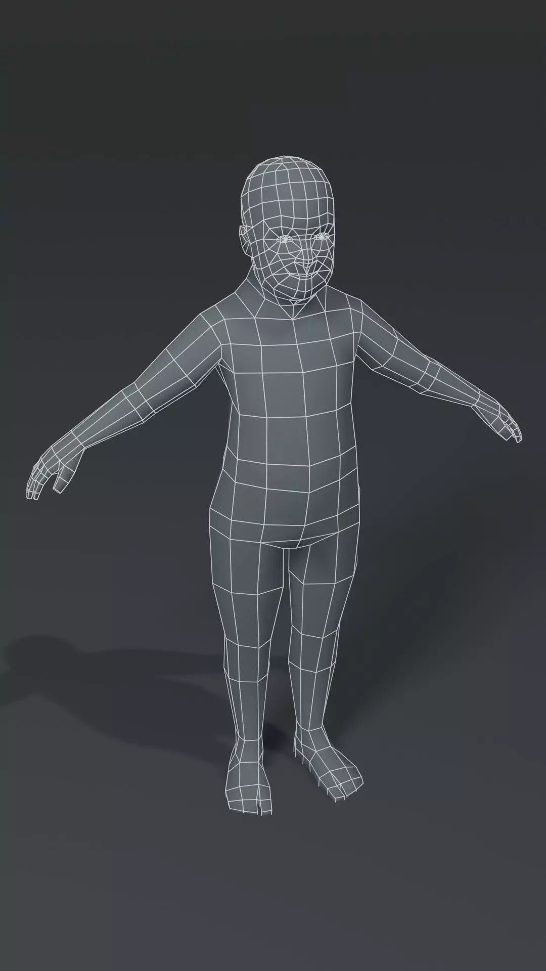 Human Body Base Mesh 40 Models Pack with 76 Sound Effects Low-poly 3D model_59