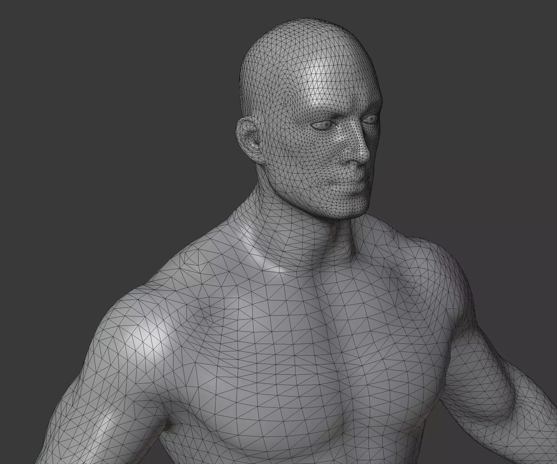 Human Body Base Mesh 40 Models Pack with 76 Sound Effects Low-poly 3D model_22