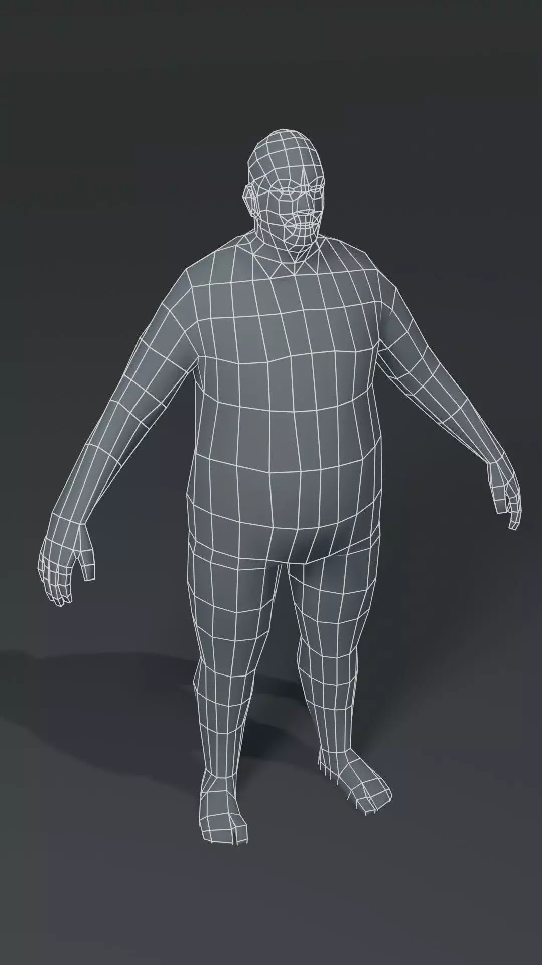 Human Body Base Mesh 40 Models Pack with 76 Sound Effects Low-poly 3D model_57